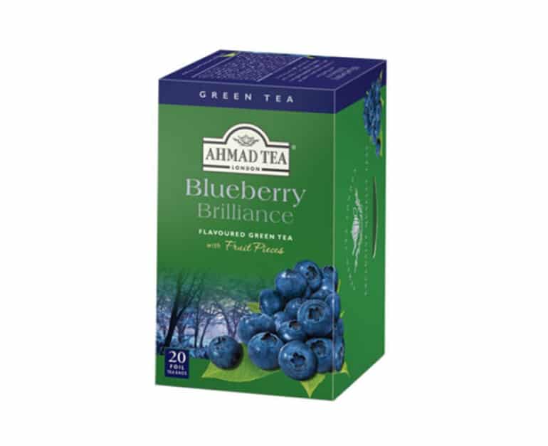 Ahmad Tea Blueberry Green Tea 40G X 20Bags - Aytac Foods