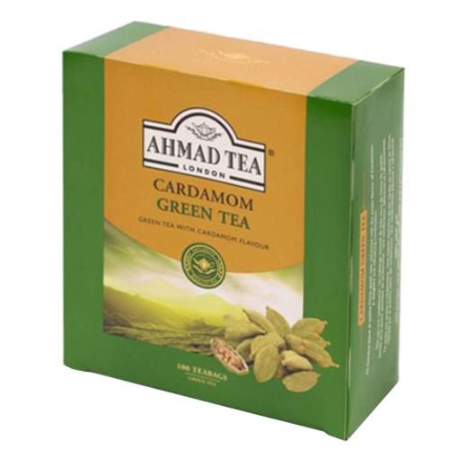 Ahmad Tea Cardamon Green Teabag (100BAGS) - Aytac Foods