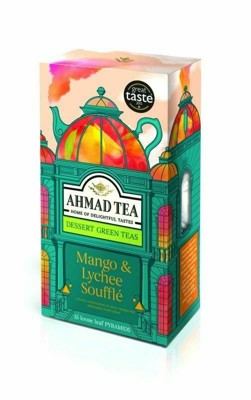 Ahmad Tea Pyramid Tb Mango & Lychee Souffle (15 bags) - Aytac Foods