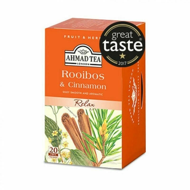 Ahmad Tea Rooibos &amp; Cinnamon Tea Bags (40G) - Aytac Foods