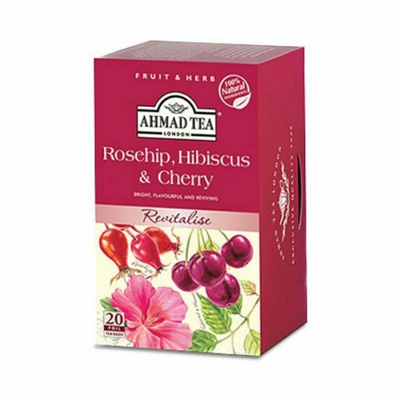 Ahmad Tea Rosehip & Cherry Tea Bags (40G) - Aytac Foods