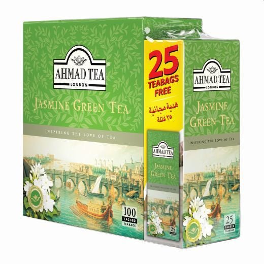 Ahmad Tea Tag Jasmine 25 Extra Jasmine (125BAGS) - Aytac Foods