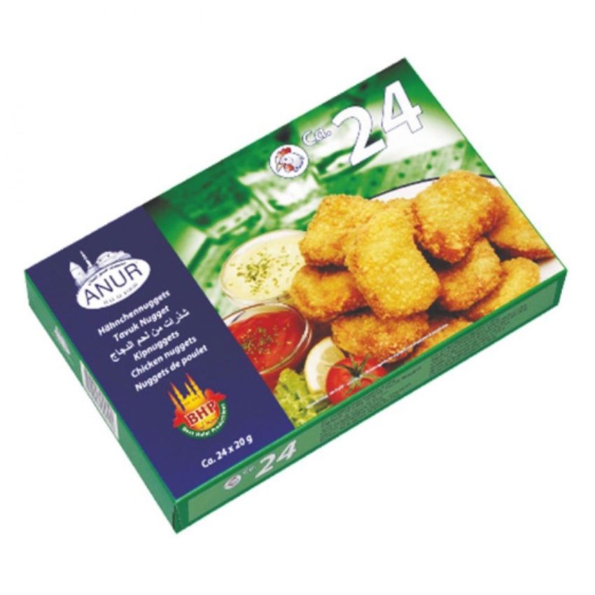 Anur Chicken Nuggets 24 (Tavuk Nugget) (24X20G) - Aytac Foods