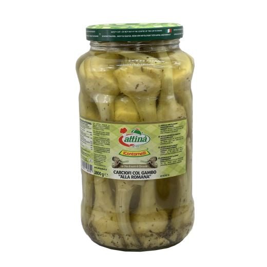 Attina Artichokes With Stem (3100ML) - Aytac Foods