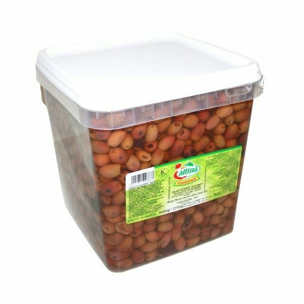 Attina & Forti Pitted Rose Olives In Brine Bucke (5450ml) - Aytac Foods