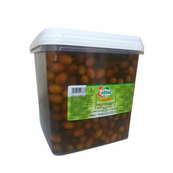 Attina & Forti Rose Giants Olives In Brine Bucket (5800ml) - Aytac Foods