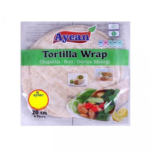 Aycan Tortilla 20 Cm (6 Pcs) - Aytac Foods