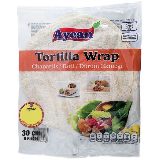 Aycan Tortilla 30 Cm (6 Pcs) - Aytac Foods