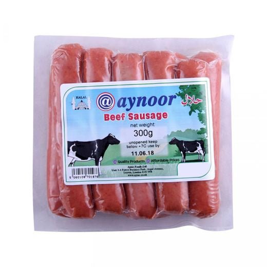 Aynoor Beef Sausage (300G) - Aytac Foods