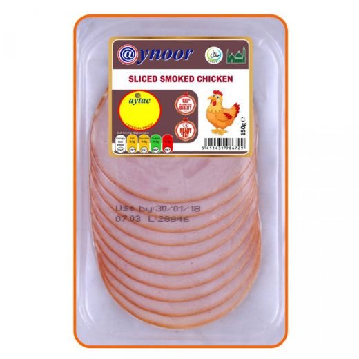 Aynoor Sliced Smoked Chicken Breast (130G) - Aytac Foods