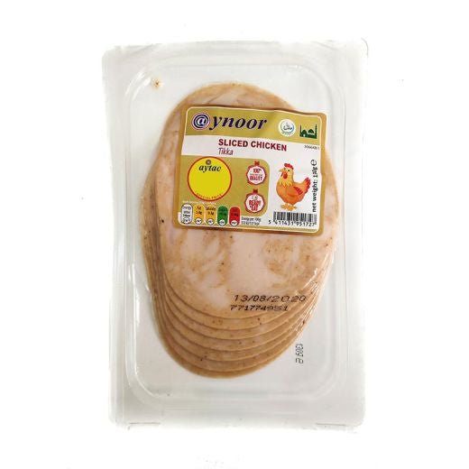 Aynoor Sliced Tikka Chicken Breast (130G) - Aytac Foods