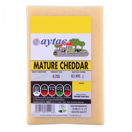 Aytac Big Mature Cheddar (255G) - Aytac Foods