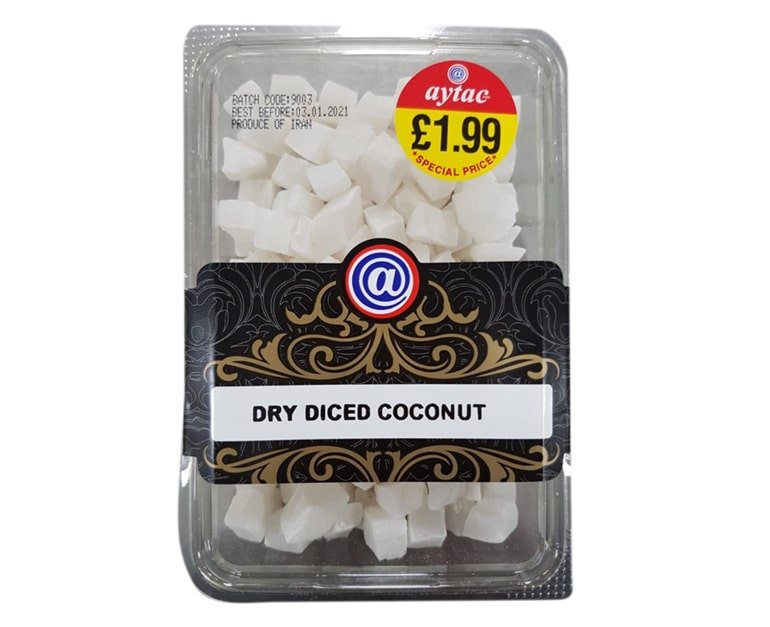 Aytac Dry Diced Coconut (150G) - Aytac Foods