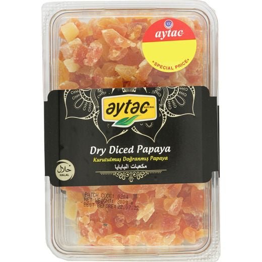 Aytac Dry Diced Papaya (200G) - Aytac Foods