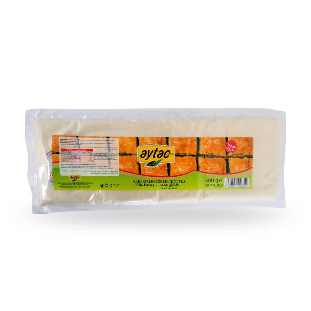 Aytac Fillo Pastry Baklavalik Boreklik Yufka (500G) - Aytac Foods