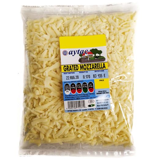 Aytac Grated Mozzarella Cheddar (70G) - Aytac Foods