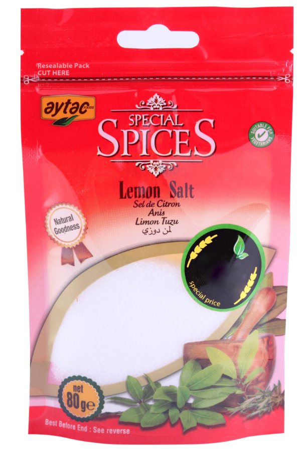 Aytac Lemon Salt (80G) - Aytac Foods