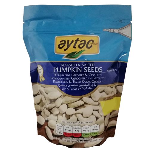 Aytac Pumpkin Seed Premium (Salted&Roasted) (130G) - Aytac Foods