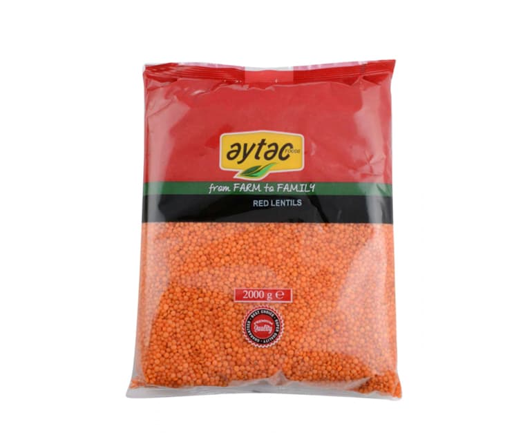 Aytac Red Lentils Whole (2KG) - Aytac Foods