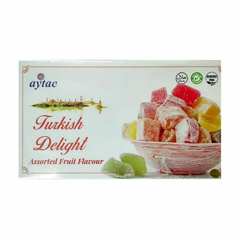 Aytac Turkish Delight Assorted Fruit Flavour (350G) - Aytac Foods