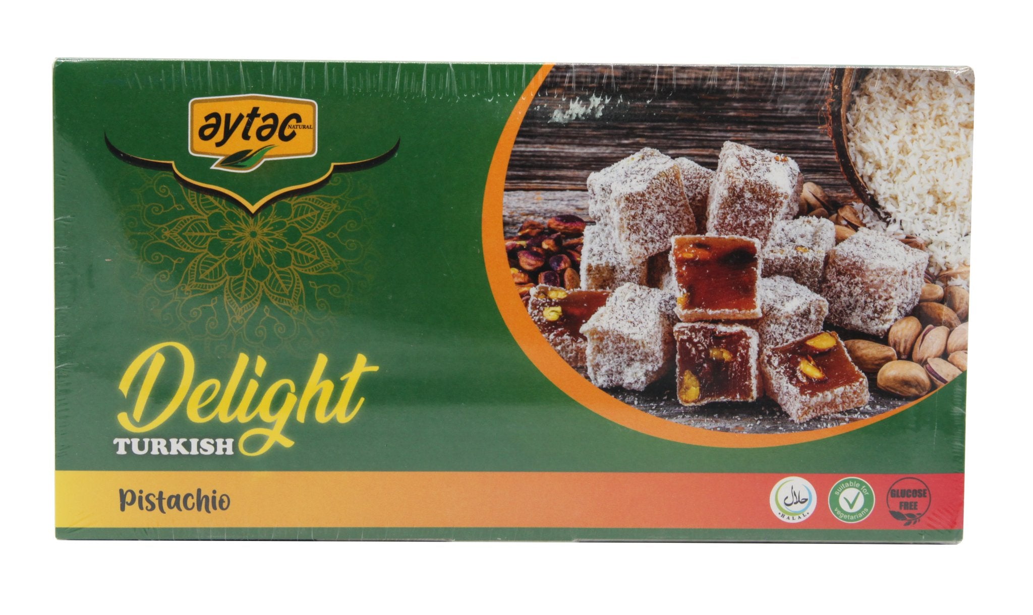 Aytac Turkish Delight Bowl Pictachio (350G) - Aytac Foods