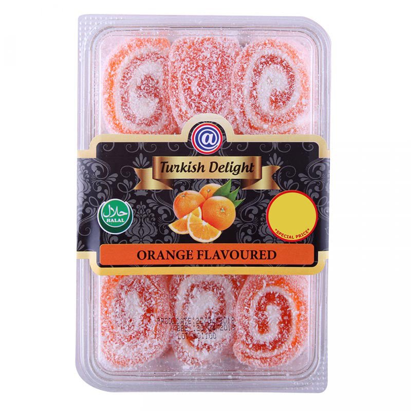 Aytac Turkish Delight Orange Portakalli (200G) - Aytac Foods