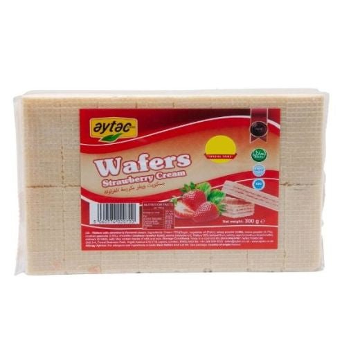 Aytac Wafers With Strawbery Cream (250G) - Aytac Foods