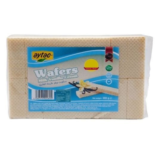 Aytac Wafers With Vanilla Cream (250G) - Aytac Foods