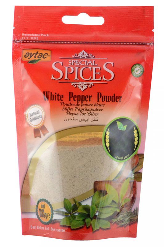 Aytac White Pepper Powder (100G) - Aytac Foods