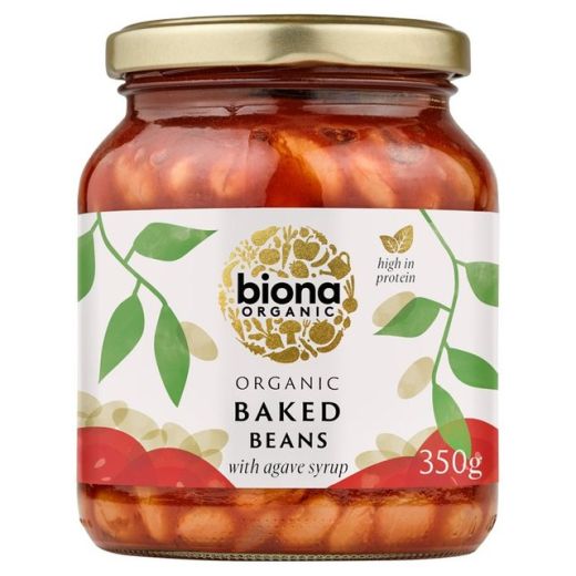 Biona Baked Beans In Tomato Sauce Jars - 350Gr - Aytac Foods