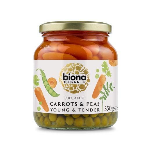 Biona Garden Carrots & Peas Organic - 350Gr - Aytac Foods