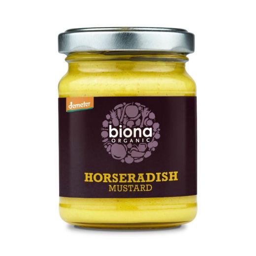 Biona Horseradish Mustard Organic - 125Gr - Aytac Foods