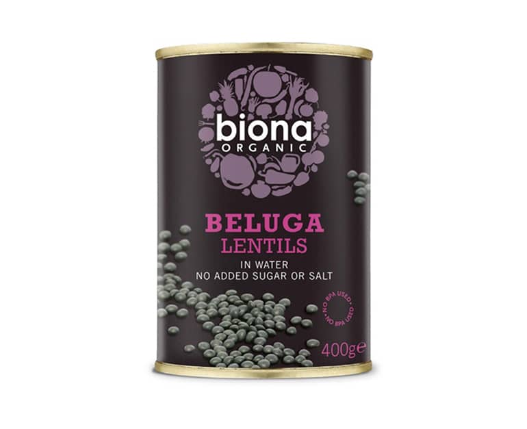 Biona Organic Black Beluga Lentils (400G) - Aytac Foods
