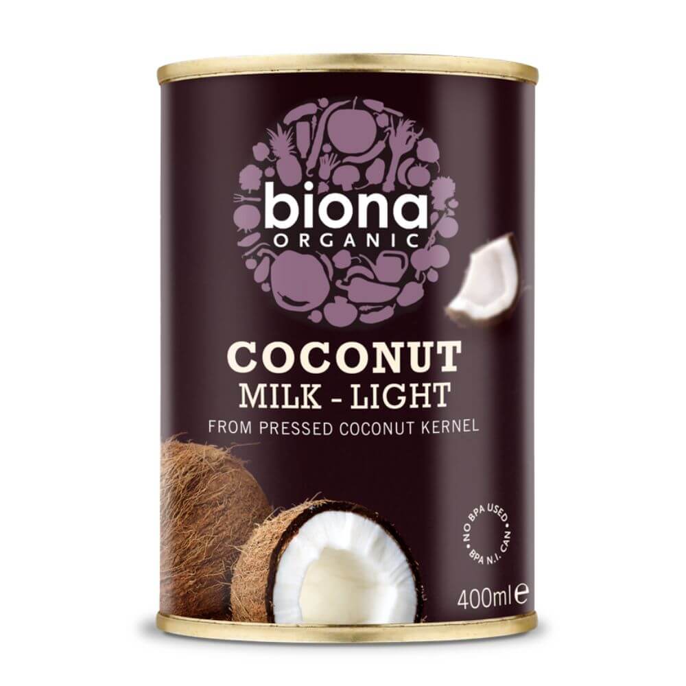 Biona Organic Coconut Milk Light (9% fat (400G) - Aytac Foods