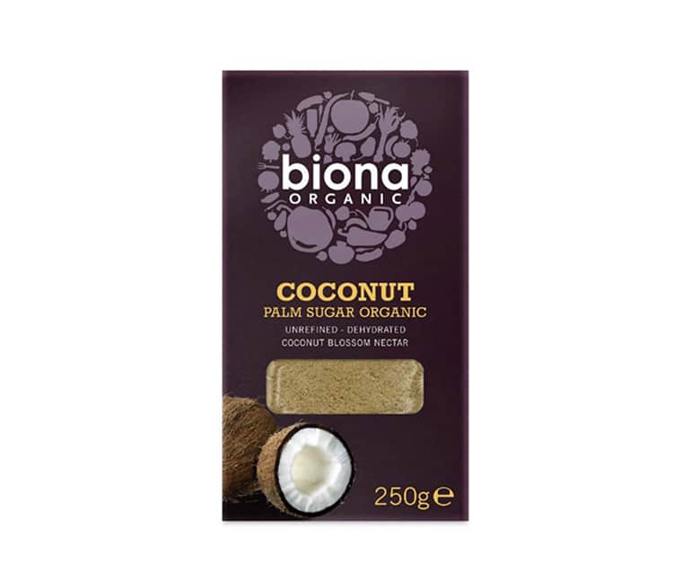 Biona Organic Coconut Palm Sugar, Unrefined (250G) - Aytac Foods