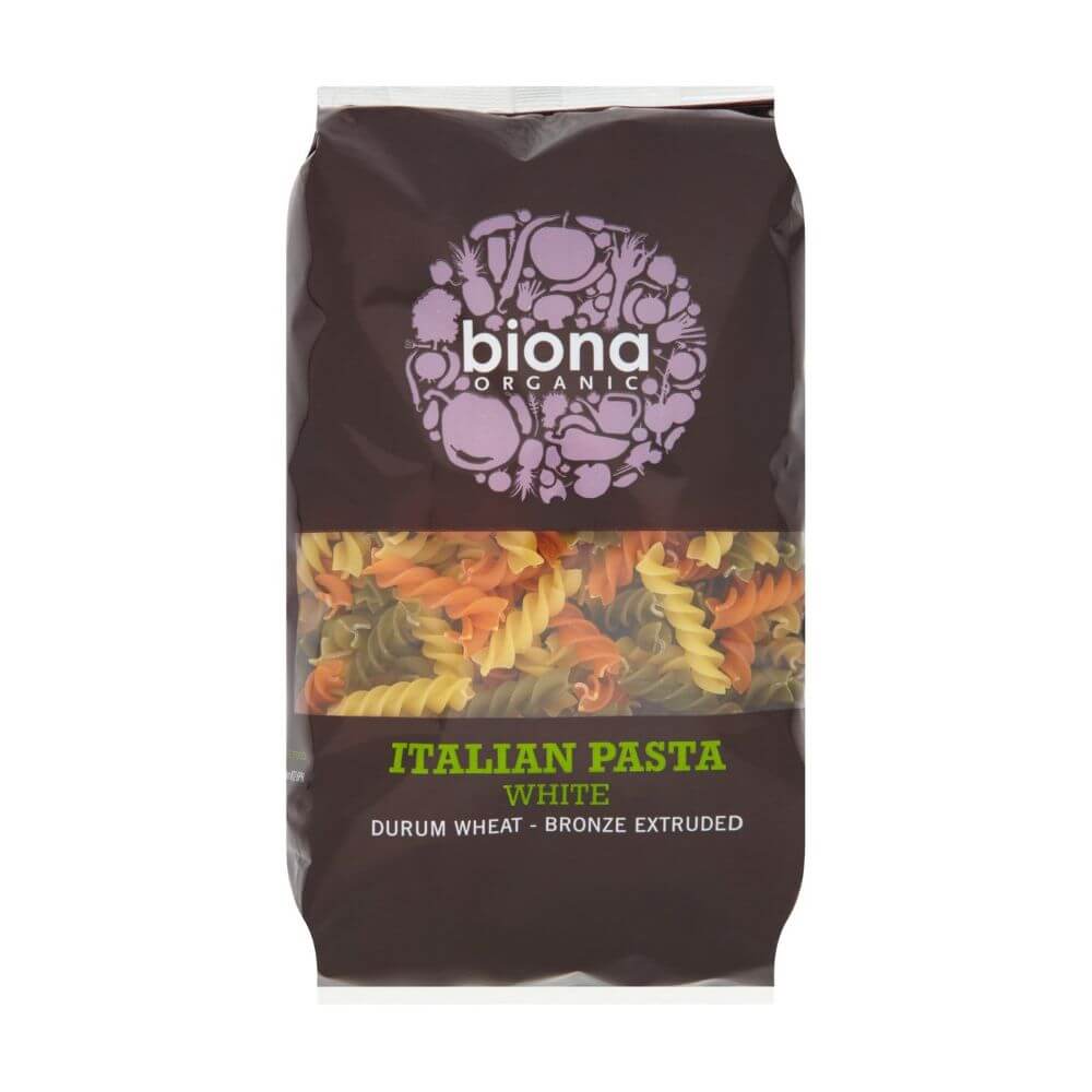 Biona Organic Fusilli Tri Colore (500G) - Aytac Foods
