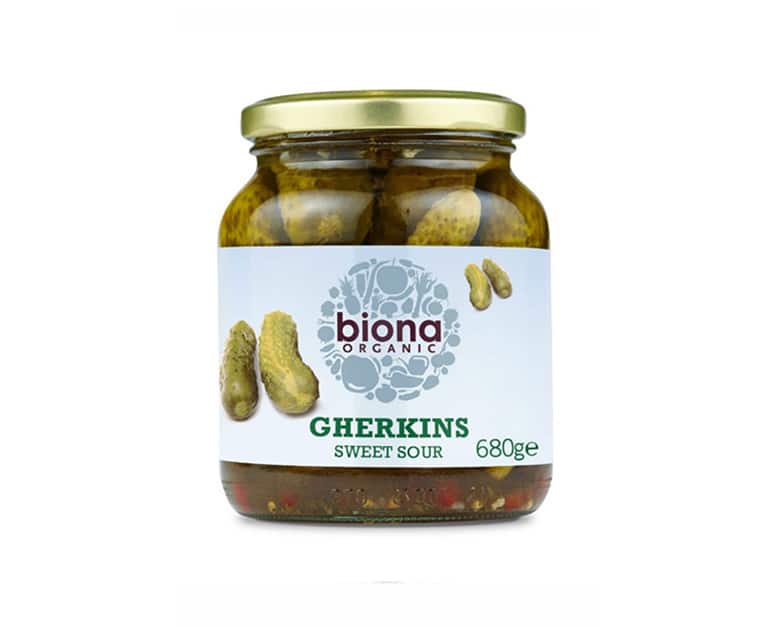 Biona Organic Gherkins (680G) - Aytac Foods