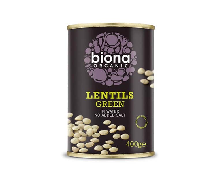 Biona Organic Green Lentils In Water (400G) - Aytac Foods