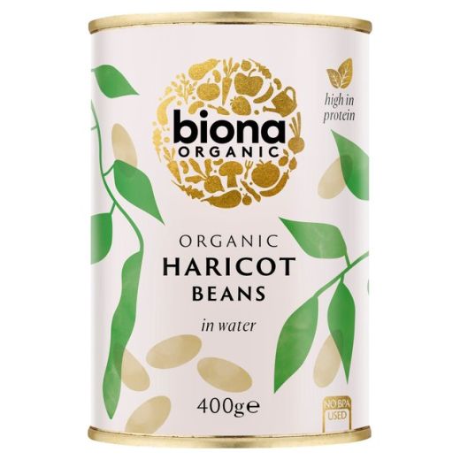 Biona Organic Haricot Beans - 400Gr - Aytac Foods