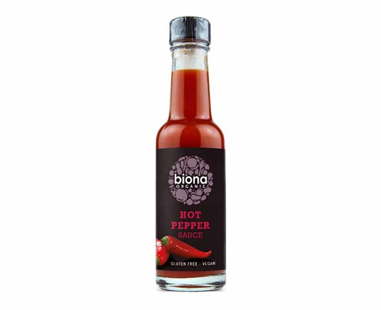 Biona Organic Hot Pepper Sauce Vegan 140ml - Aytac Foods
