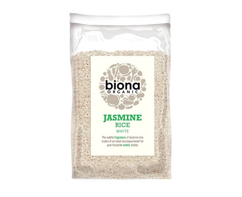 Biona Organic Jasmine Rice White Organic (500G) - Aytac Foods