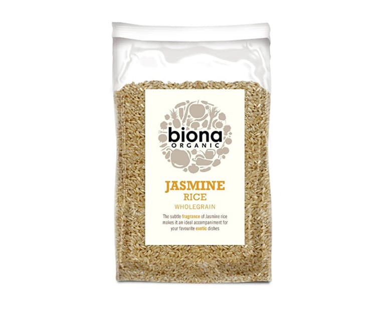 Biona Organic Jasmine Rice Wholegrain (500G) - Aytac Foods