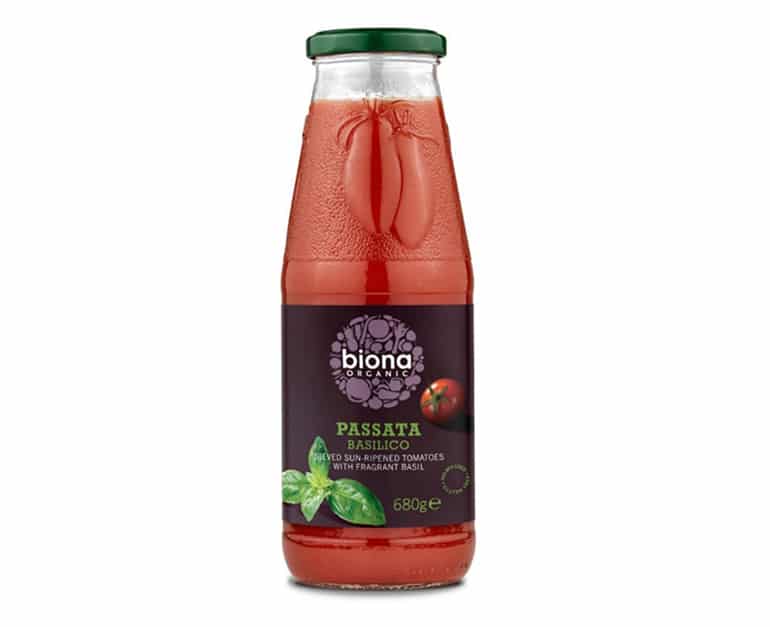 Biona Organic Passata With Basilico (680G) - Aytac Foods