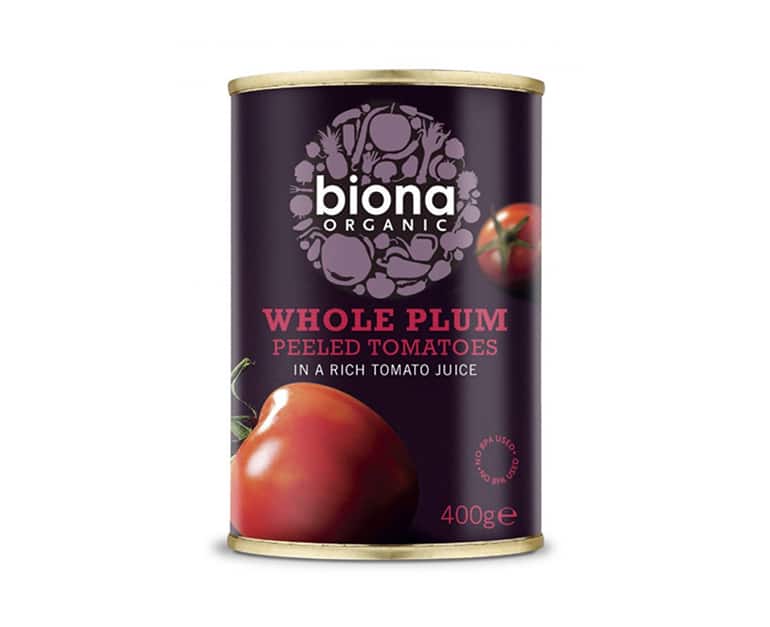 Biona Organic Plum And Peeled Tomato (400G) - Aytac Foods