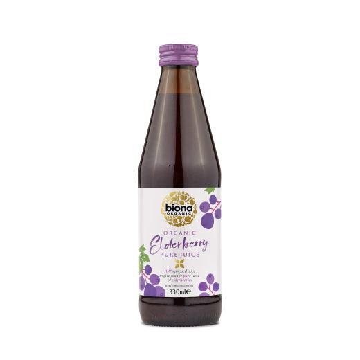 Biona Organic Pure Elderberry Juice - 330Ml - Aytac Foods