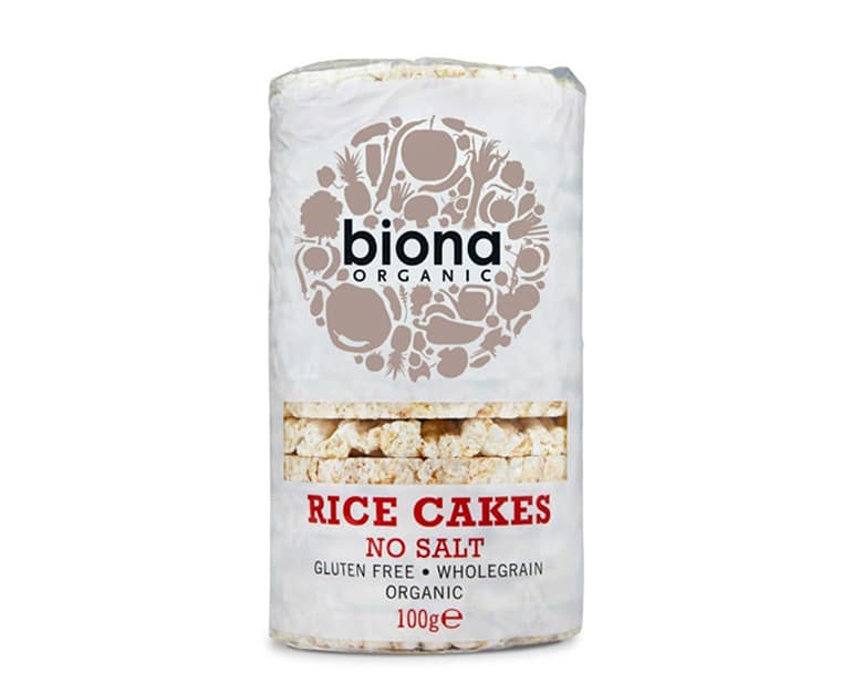 Biona Organic Rice Cakes, No Salt (100G) - Aytac Foods