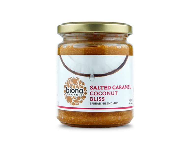 Biona Organic Salted Caramel Coconut Bliss (250G) - Aytac Foods