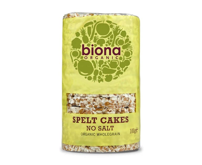 Biona Organic Spelt Cakes, No Salt (100G) - Aytac Foods