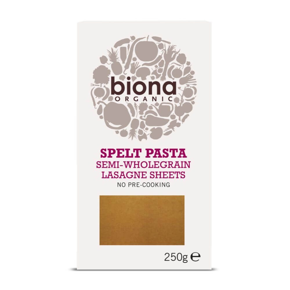 Biona Organic Spelt Lasagne (250G) - Aytac Foods