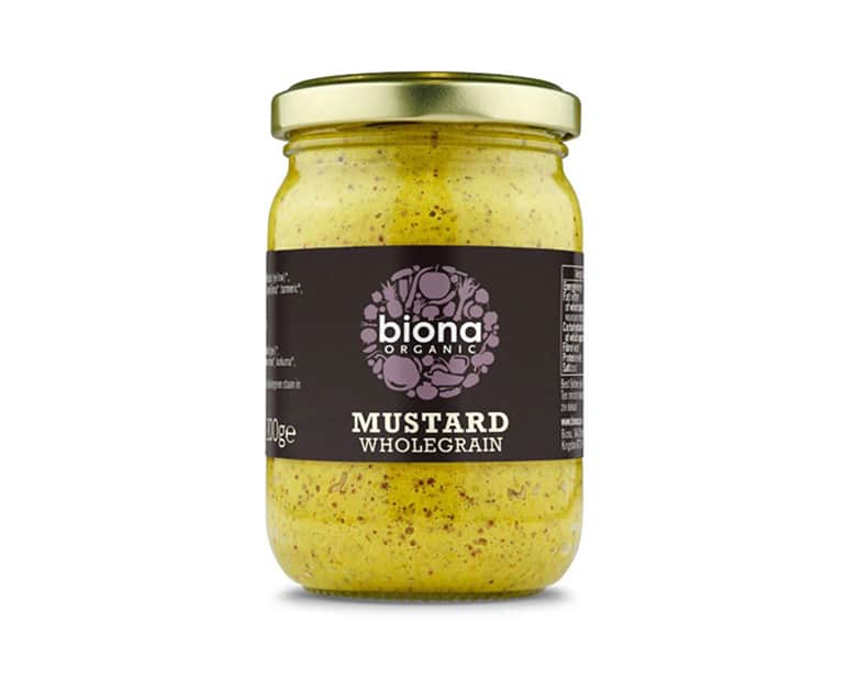 Biona Organic Wholegrain Mustard Organic (200G) - Aytac Foods